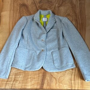 GAP Gray Blazer with Yellow Lining